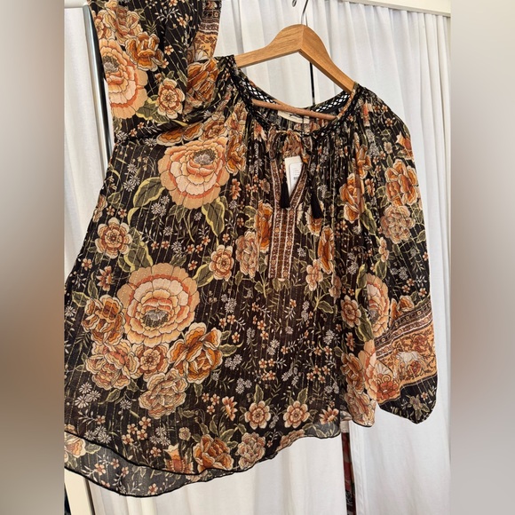 SPELL Mystic Blouse small Nightfall 🖤🧡🌙 - Picture 3 of 9